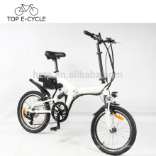 Hot selling foldable e bike 20inch full suspension electric folding bike